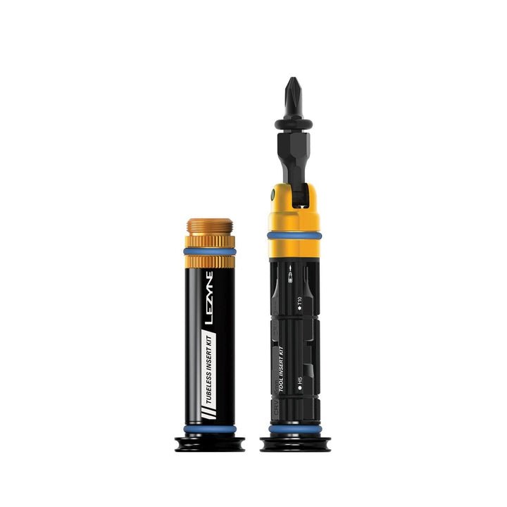 Lezyne Multitool inkl. Tubeless-Pannenkit Dual Insert Schwarz Gr. Schwarz Schwarz Medium, Schwarz Me