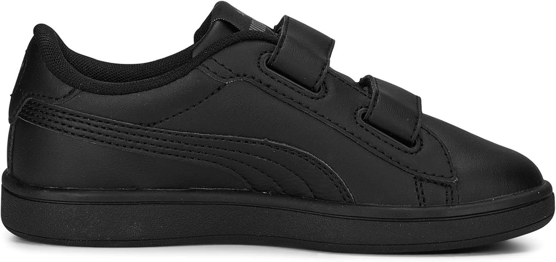 PUMA Unisex Smash 3.0 L V PsSneaker 34 EU Puma Black Shadow Gray, 34 EU Puma Black Shadow Gray