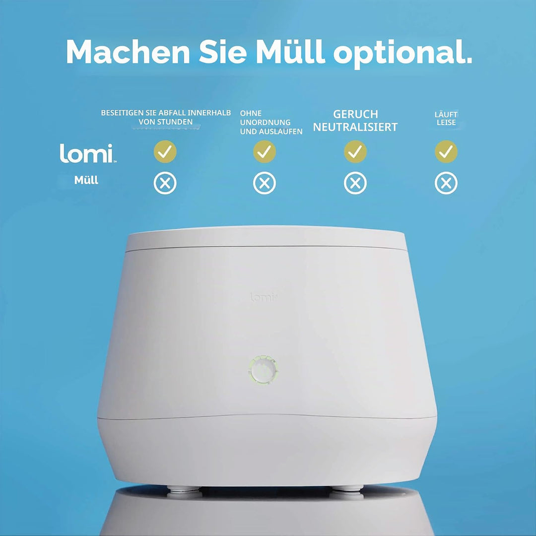 LOMI Der weltweit erste Smart Waste Küchenkomposter | Verwandeln Sie Abfall mit einem einzigen Knopf