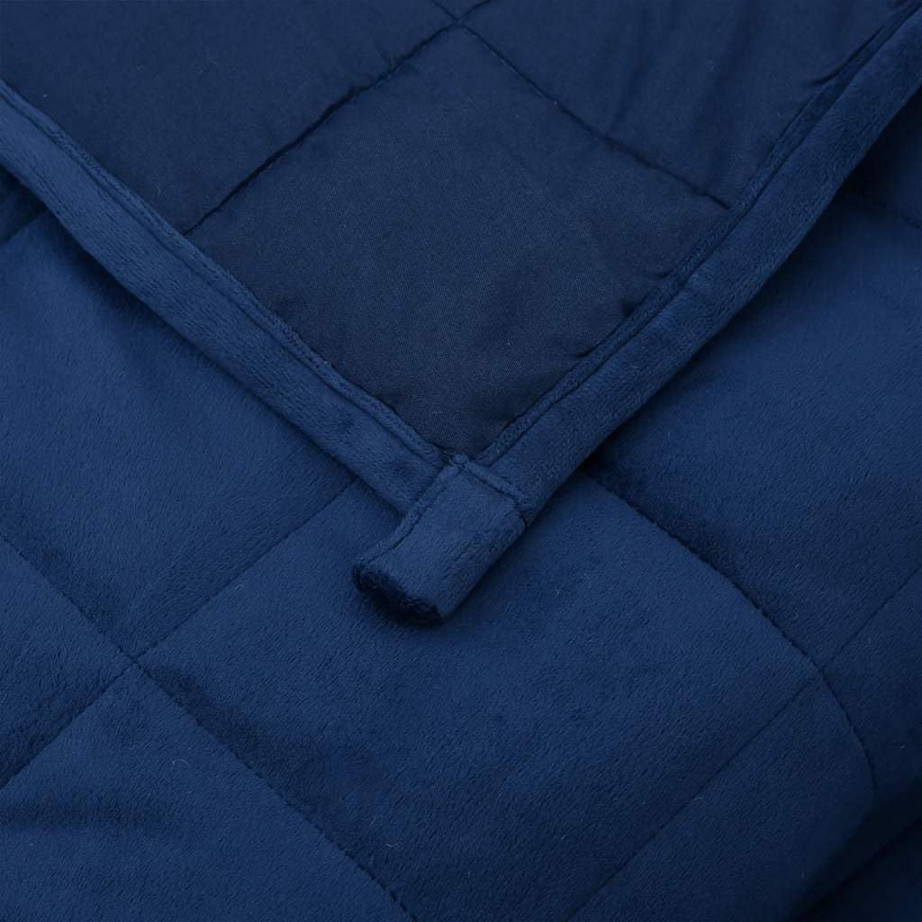Revera Gewichtsdecke Blau 155 x 220 cm 11 kg Stoff