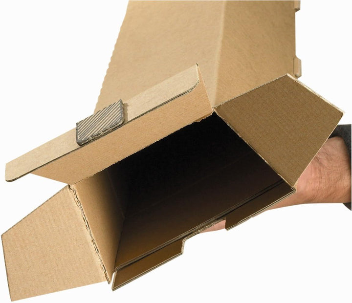 progressPACK Trapez-Versandverpackung Premium Extra PP T05.02 aus doppelter Wellpappe, DIN A2, 430 x