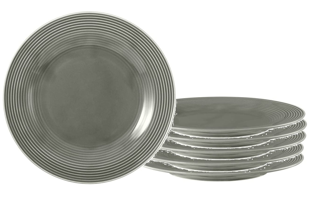 Seltmann Weiden Beat Perlgrau Frühstücksteller 6er Set