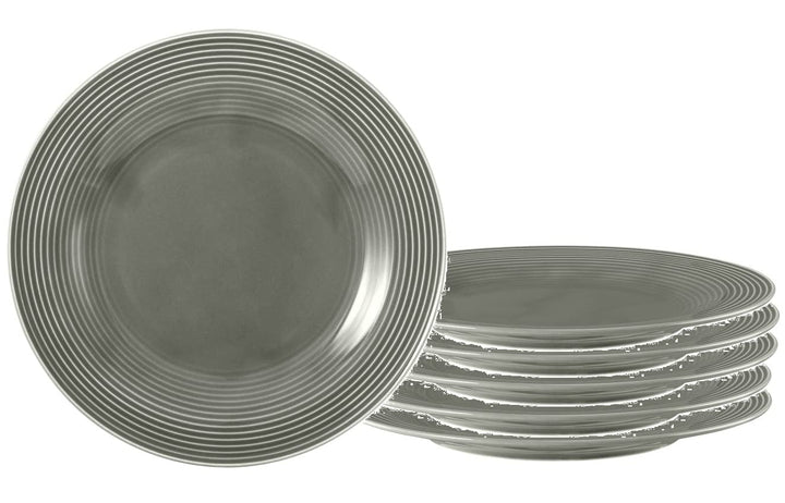 Seltmann Weiden Beat Perlgrau Frühstücksteller 6er Set