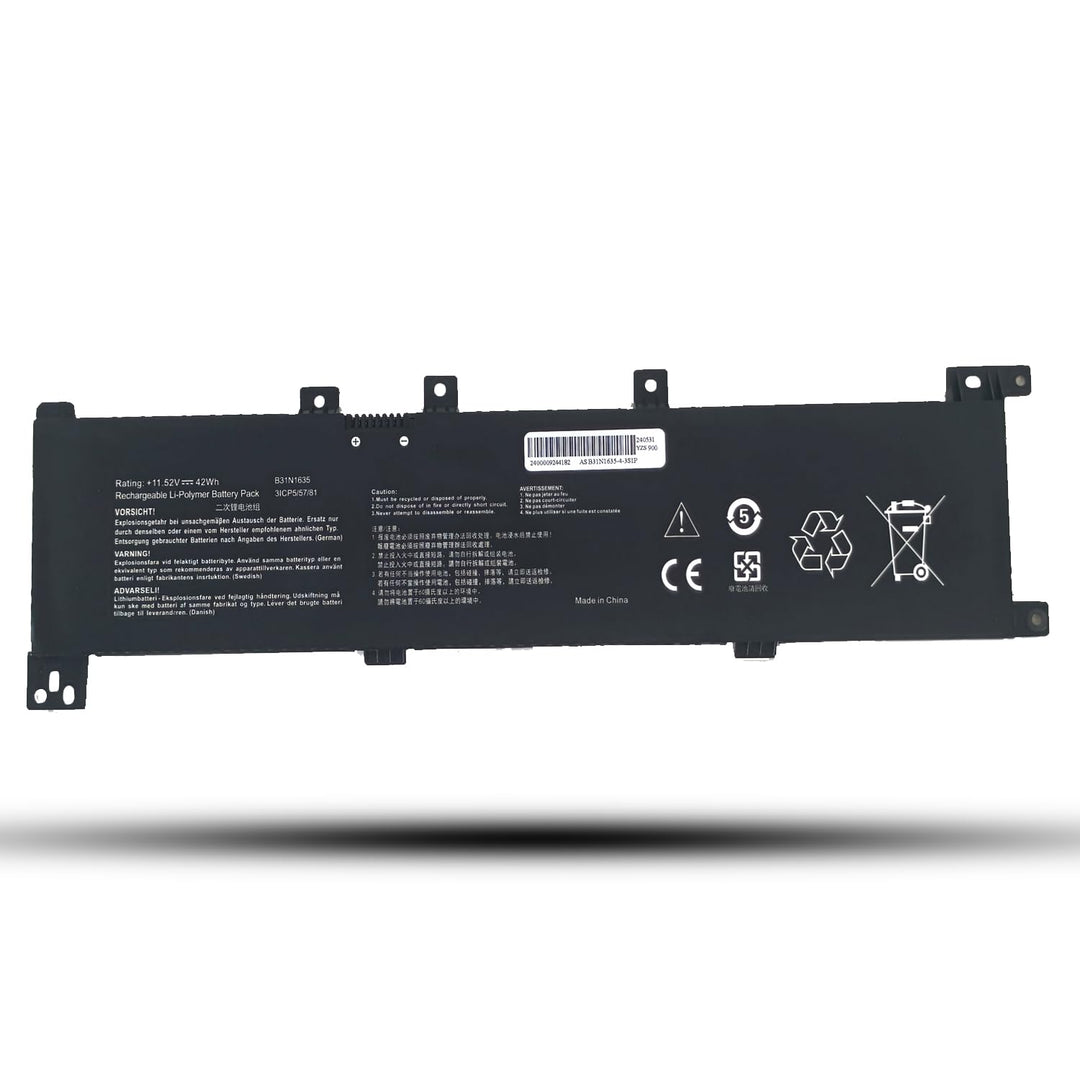 B31N1635 Akku Kompatibel mit ASUS VivoBook 17 A705U A705UA X705U X705UA X705UB X705UF X705UV X705UN