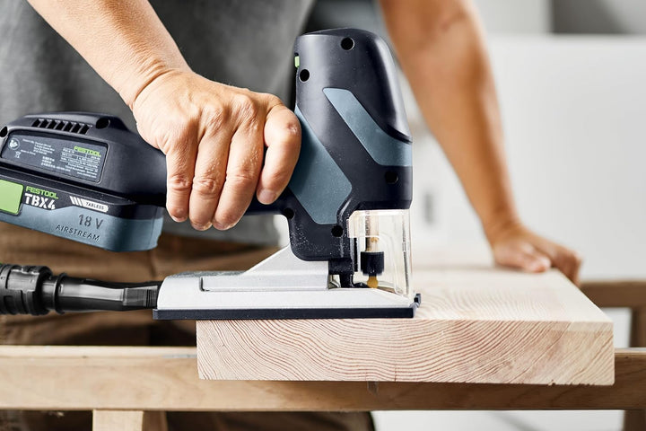 Festool PSC-E 18 EB-Basic Akku-Stichsäge 18 V, 23 mm Hub, kompakt & leicht für präzise Schnitte, erg