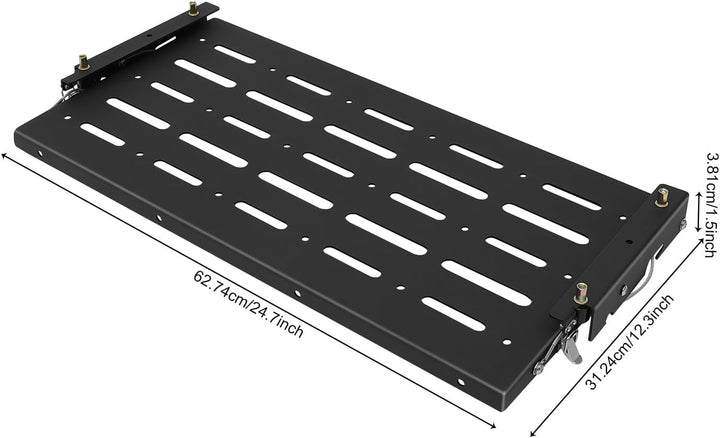 TaNeHaKi Heckklappe Klapptisch,Tisch Laderaumhalterung,Foldable Shelf Stand,Metall Heckklappentisch,