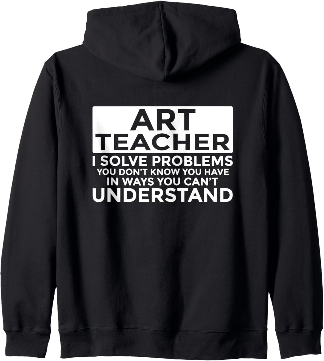 Kunstlehrer Probleme lösen Lustiges Kunstlehrer Kapuzenjacke
