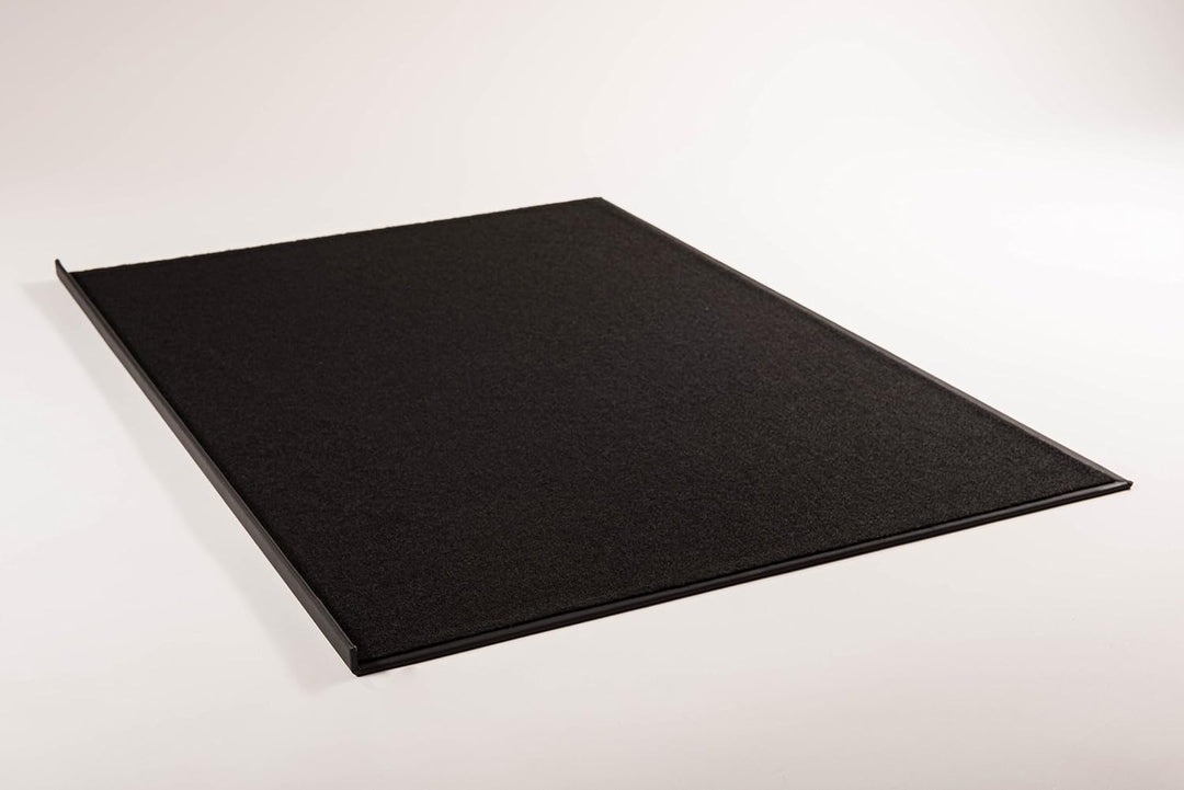 Luxentury Schreibtischunterlage Schreibunterlage Leder Kantenschutz: 88x59 cm Echtleder abgewinkelt