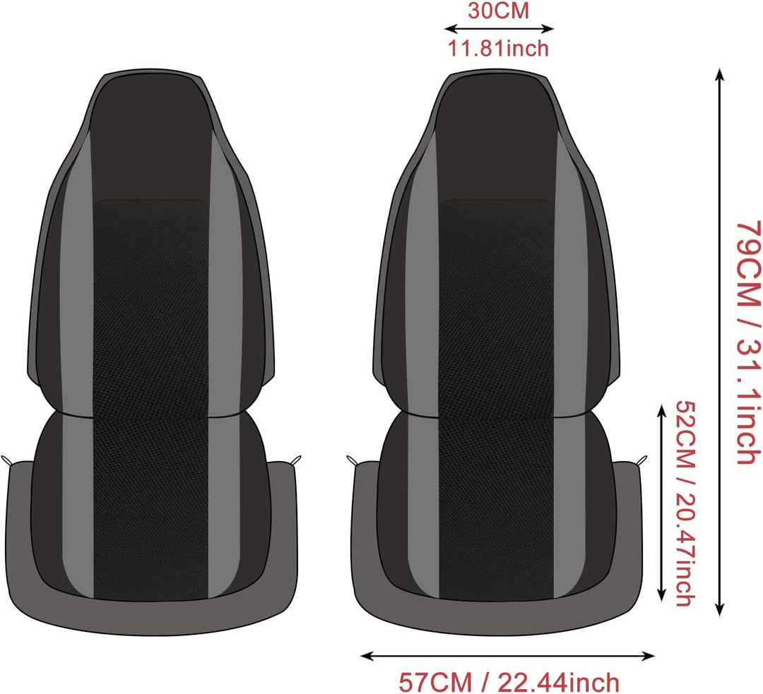 OKIIO Massgeschneidert Autositzbezüge Set die Vordersitze für SEAT Cupra Born Electric Drive 150 kW,