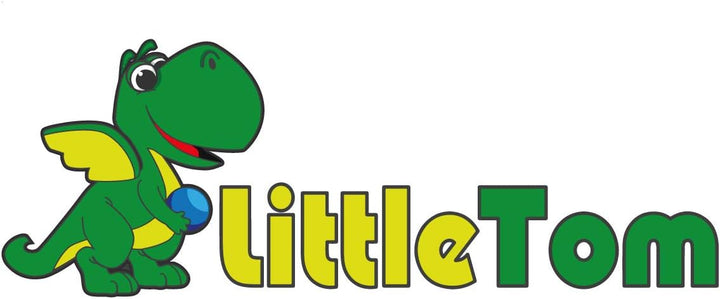 LittleTom 2-in-1 Schaukelpferd und Rutscher für Kinder ab 1 Jahr - Baby Schaukeltier Indoor Outdoor