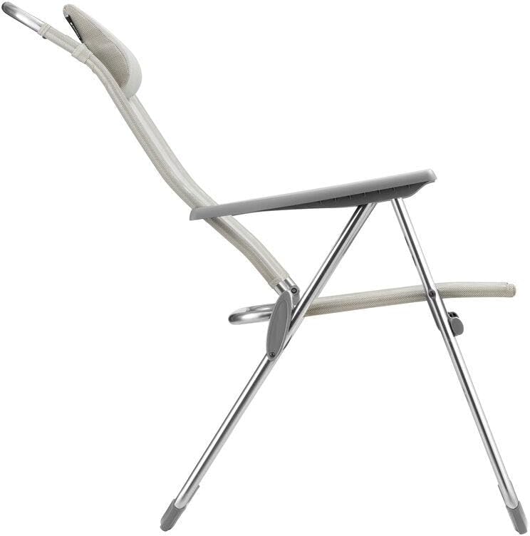 Lafuma ALU Stuhl Cham XL, Batyline, Rye II, 67,5 x 68 x 111 cm Seigle Ii, Seigle Ii