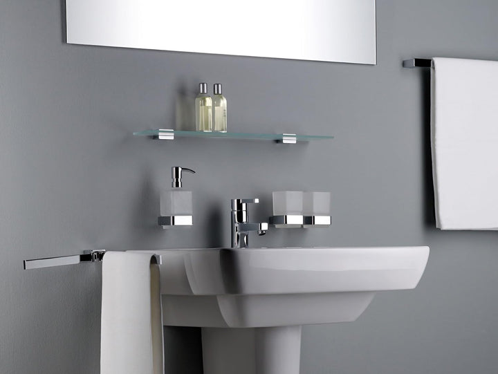 emco LOFT Seifenspender zur Wandmontage, eleganter und kompakter Wandseifenspender aus Aluminium und