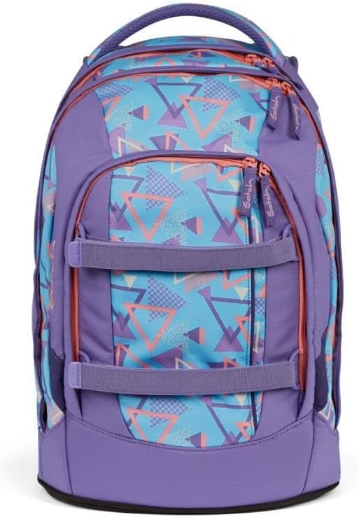 satch Pack Schulrucksack Set 3tlg. inkl. Schlamperbox und Sporttasche, 80s Dance