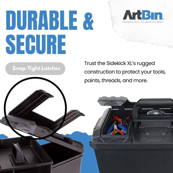 ArtBin 6917AB Sidekick XL-Tragetasche, tragbarer Kunst- und Handwerks-Organizer mit Griff, [1] Kunst