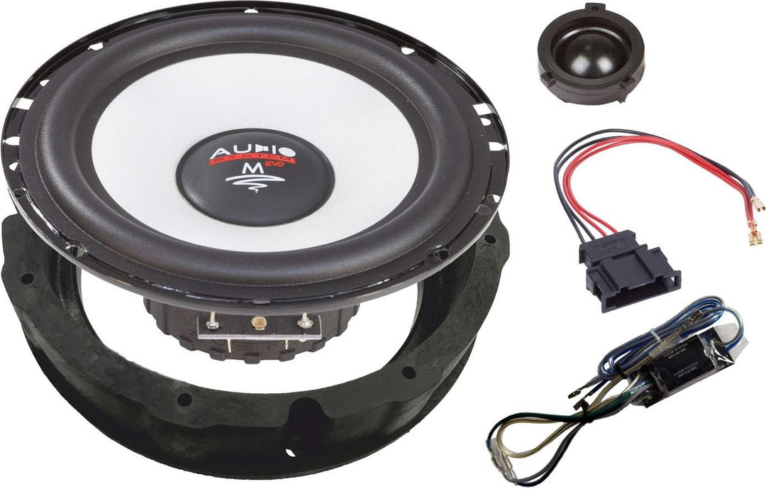 Audio System M 165 VW EVO 2-16,5cm 2-Wege Lautsprecher kompatibel mit VW Golf IV, Passat, Bora