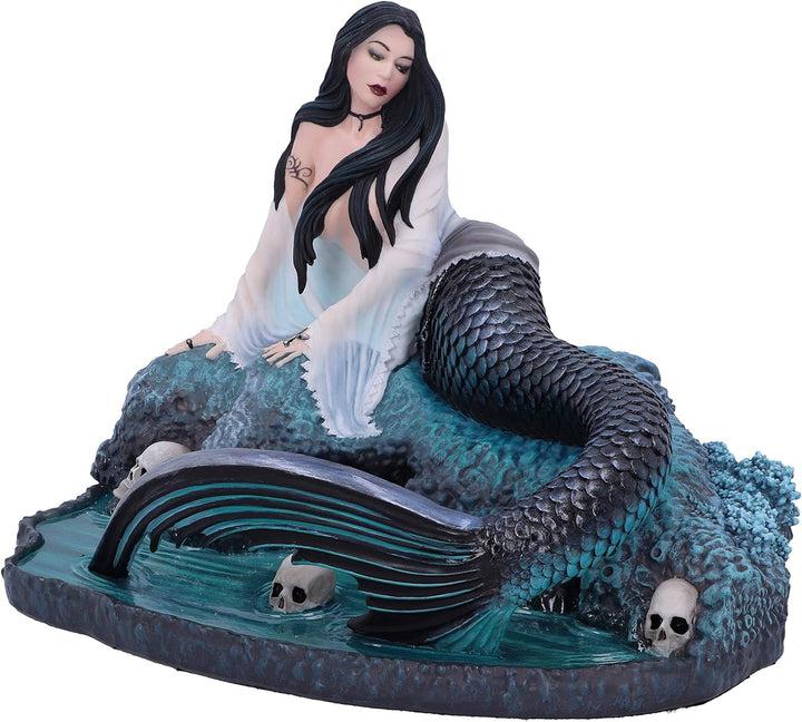 Nemesis Now Anne Stokes Sirens Lament Meerjungfrau Zaubererin Figur, Blau, 22 cm