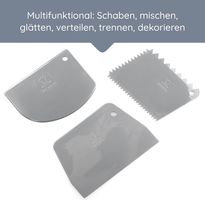Backefix Gärkorb Set - die perfekte Grundausstattung zum Brot backen - Geschenk Set (Silikon Backmat