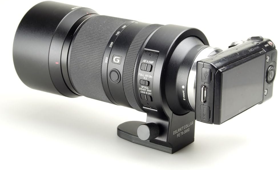 DSLRKIT Metal Tripod Mount Ring for Sony FE 70-300mm f/4.5-5.6 G OSS(SEL70300G)