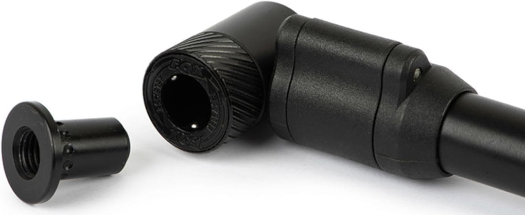 Fox Rutenauflagen für Karpfenruten zum Karpfenangeln Black Label QR Buzzer Bar 3 Rod Adjustable XL