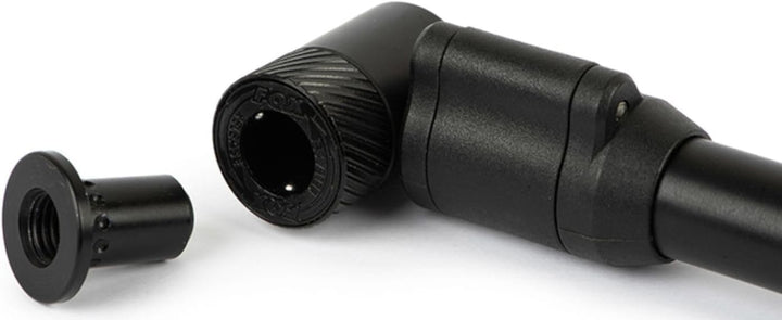 Fox Rutenauflagen für Karpfenruten zum Karpfenangeln Black Label QR Buzzer Bar 3 Rod Adjustable XL