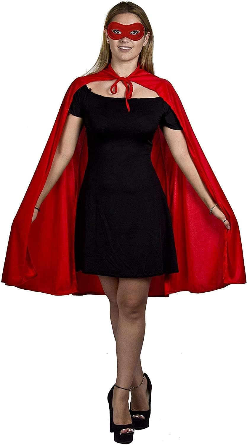 Erwachsene Superhero Cape und Masken perfekt für jeden Hero oder Bösewicht Fancy Dress Party für Her