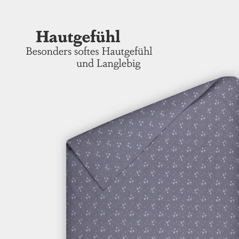 Kinder Bettwäsche 2-tlg (100x135cm / 40x60cm) Bettdecken Set, Baumwolle - Babybettwäsche mit Motiv -