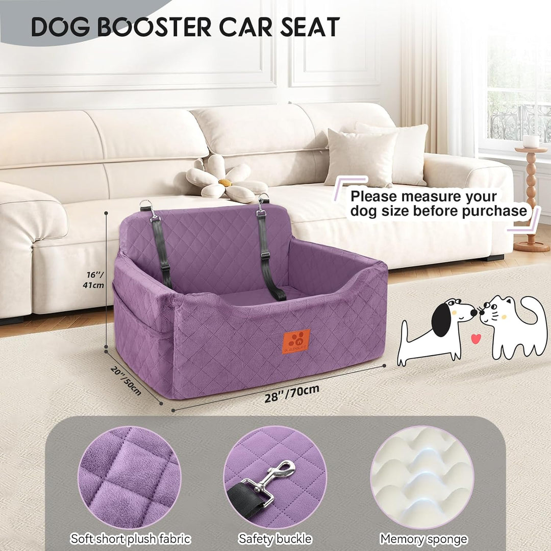 Hunde Autositz für mittlere/grosse Hunde, Hundesitz für Hunde unter 22Kg oder 2 kleine, Abnehmbarer