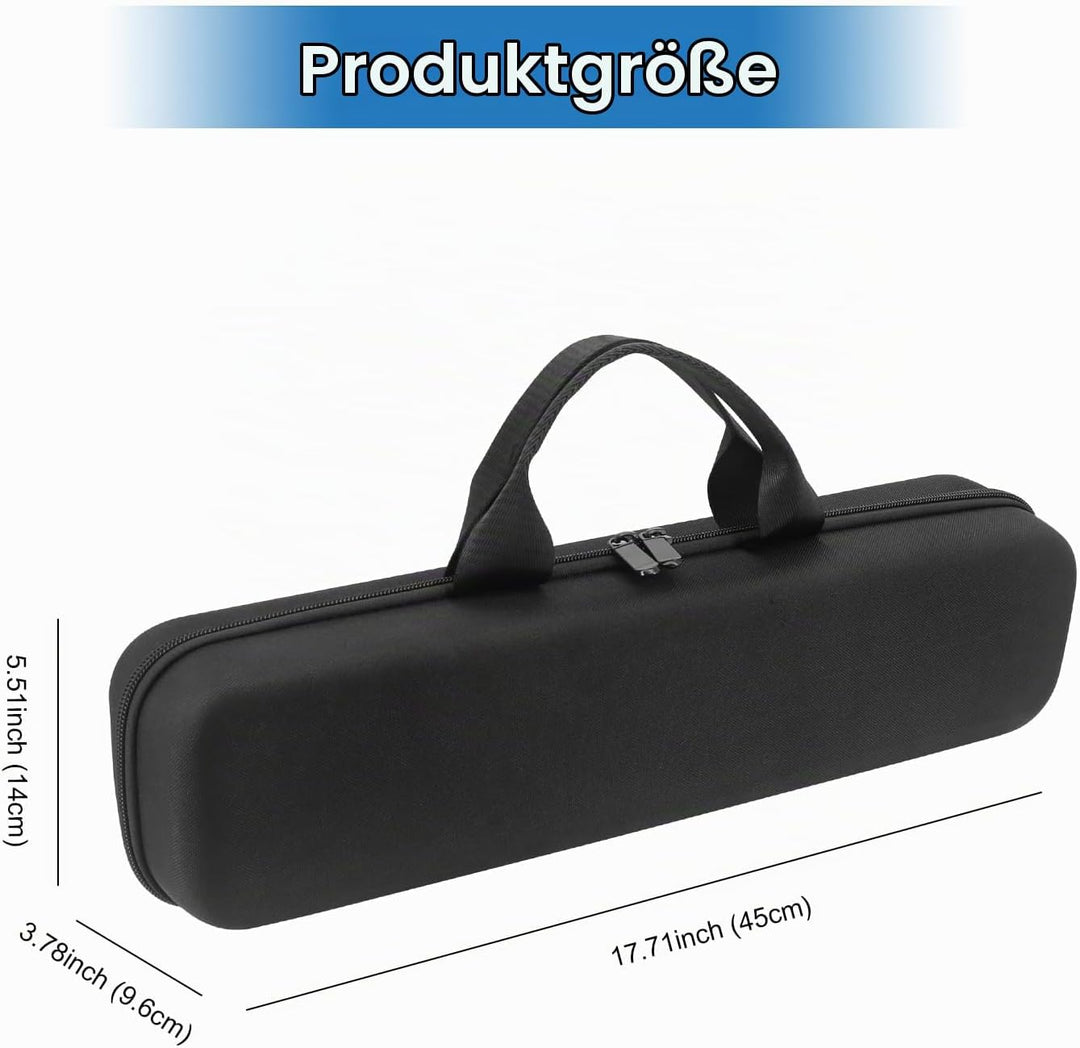 Tragetasche Kompatibel mit Dyson Airstrait Haarglätter(EU-Version), Upgrade-Kapazität Hardshell Eva