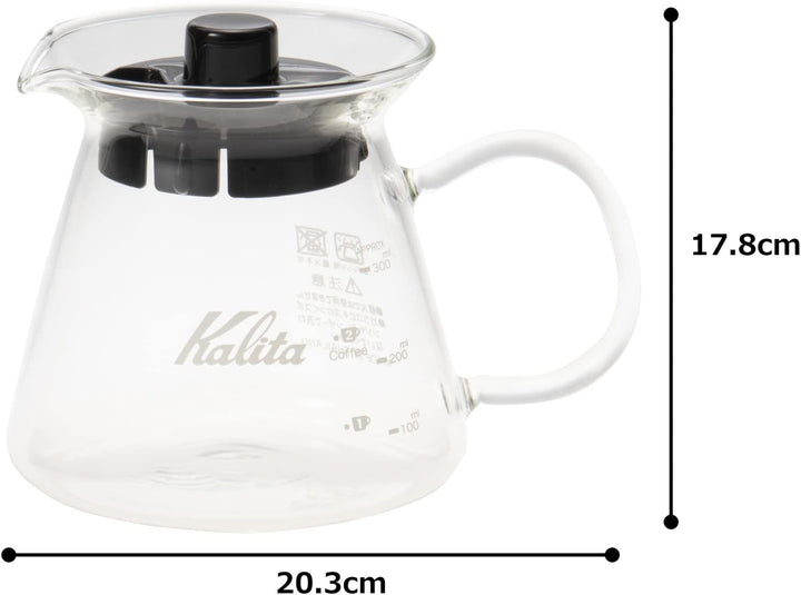 Kalita Glas 300-G Server, 300 ml, transparent 300ML, 300ML