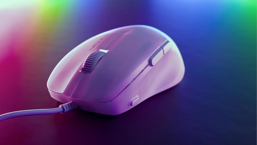 Turtle Beach Pure SEL – Ultraleichte, ergonomische RGB-Gaming-Maus, optischer 8K DPI-Sensor, mechani