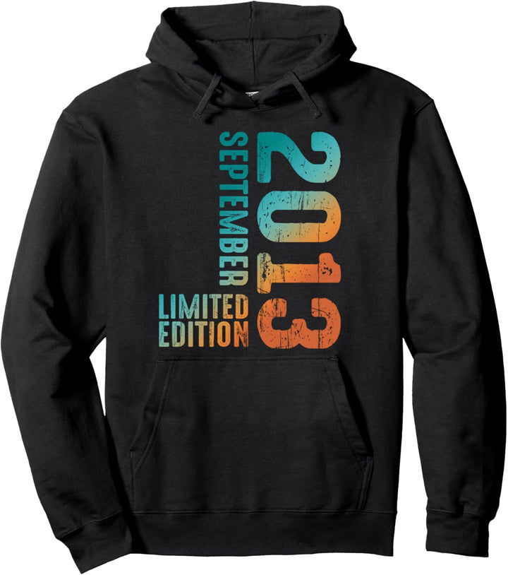 2013 Limited Edition September 2013 Jahr 2013 Retro 2013 Pullover Hoodie