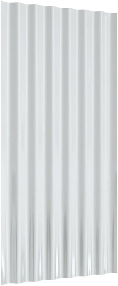 ACAGALA Dachpaneele Wellplatte aus Metall 80 x 36 cm | 36 STK. verzinkte Stahlbleche Wandplatte Meta