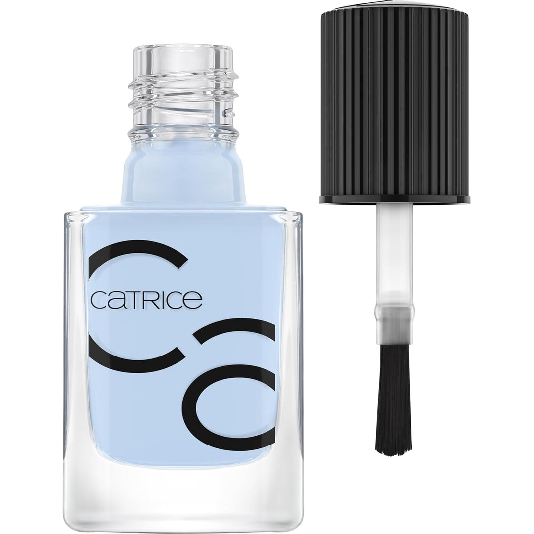 Catrice ICONAILS Gel Lacquer No More Monday Blue-s, Gel Nagellack in Hellblau, langanhaltend, vegan,