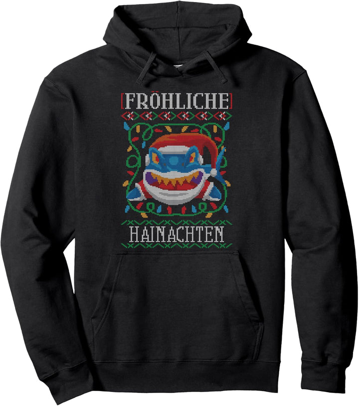 Fröhliche Hainachten Weihachten Hai Ugly Christmas Sweater Pullover Hoodie