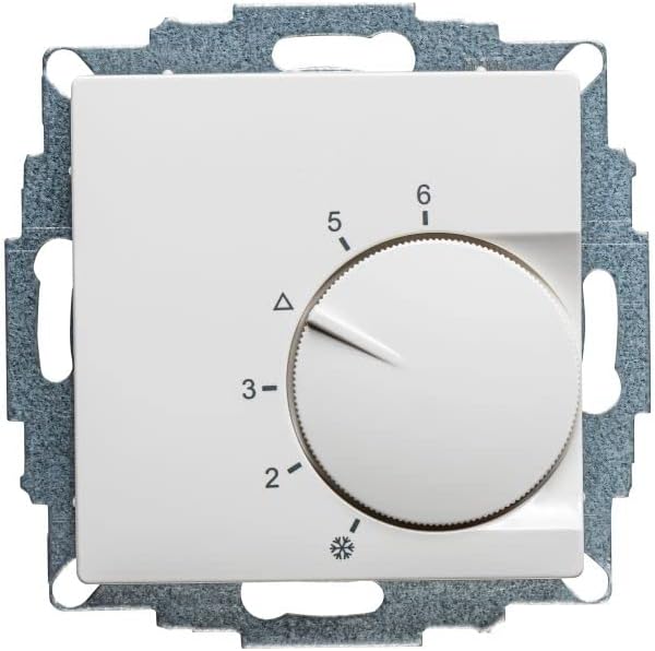 Ritzer Raumthermostat für Busch-Jaeger Balance SI, Gira System 55, Berker S1 B.3 B.7, Merten System