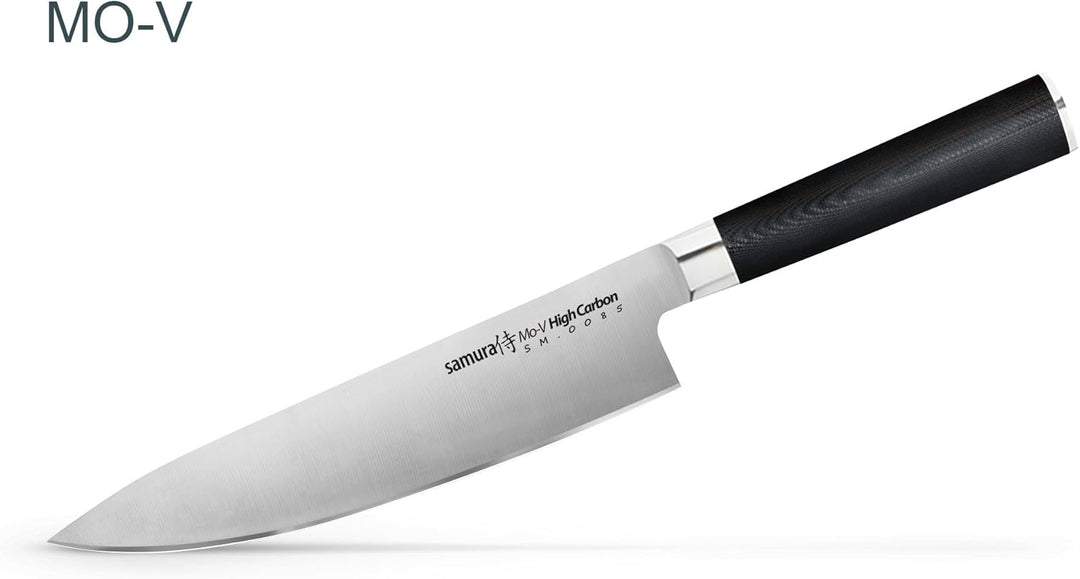 Samura MO-V Messer Geschenk Set in Holz Geschenkbox ultra-scharf, aus japanisch AUS 8 Edelstahl, 18