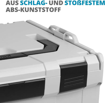 Bosch Sortimo L BOXX 238 Grau individuell anpassbar mit Ihrem Logo | L BOXX Grösse 3 | Werkzeugkoffe