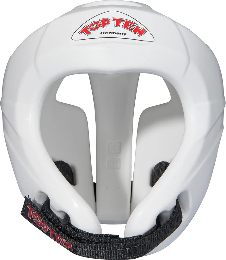 TOP TEN Kopfschutz „Avantgarde“ (WAKO Approved) Weiss L, Weiss L