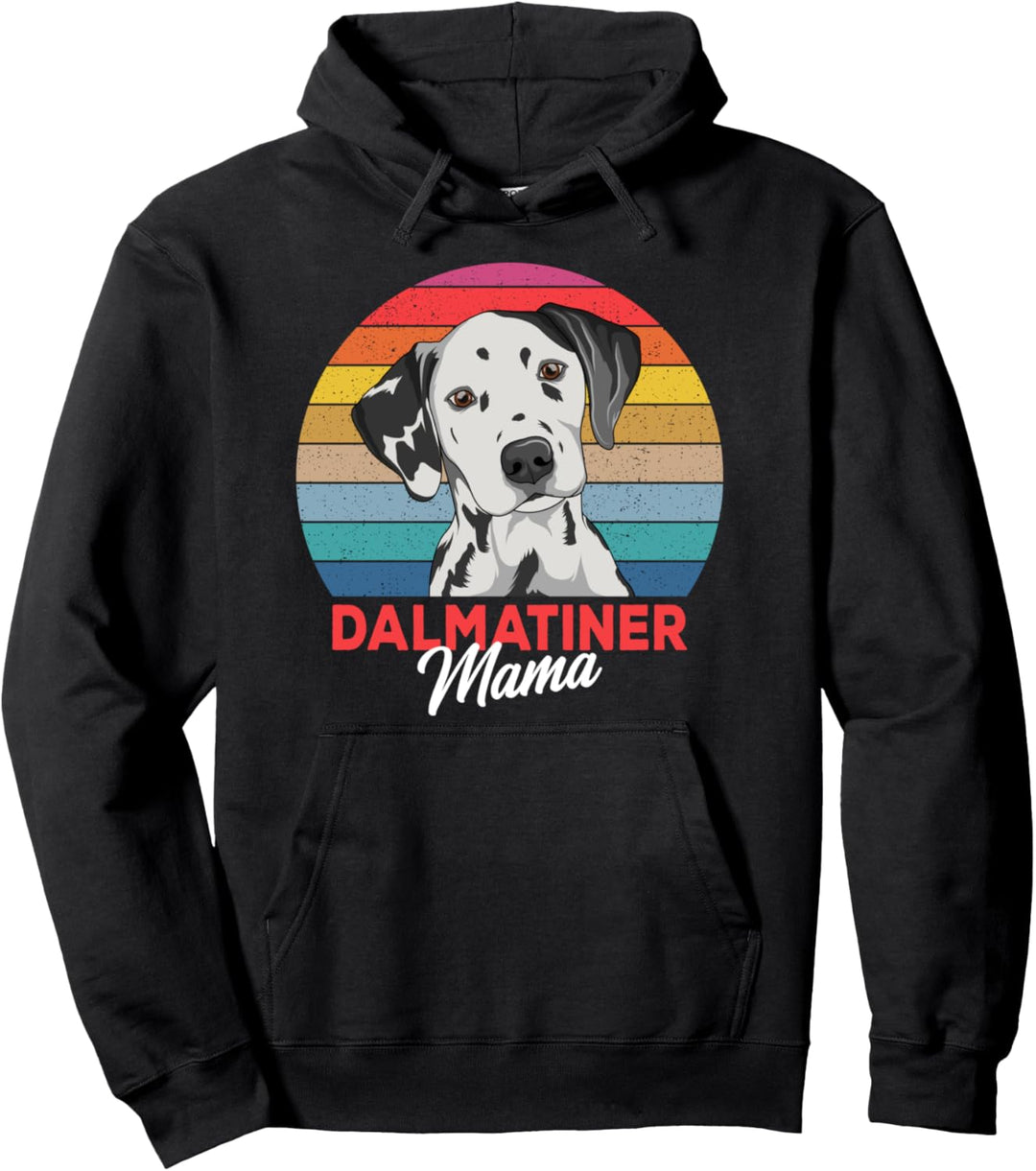 Dalmatiner Mama Hunde Frauchen Hundehalterin Geschenkidee Pullover Hoodie