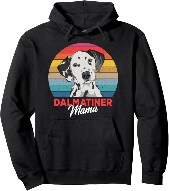 Dalmatiner Mama Hunde Frauchen Hundehalterin Geschenkidee Pullover Hoodie