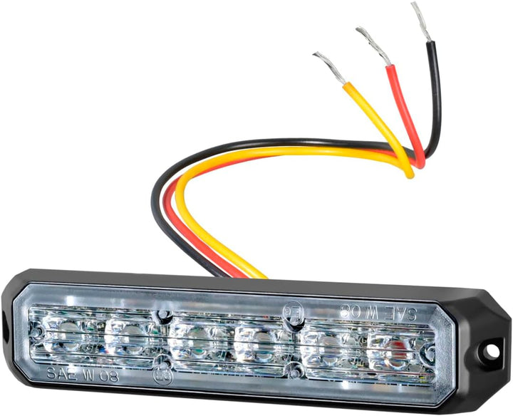 HELLA - LED-Blitz-Kennleuchte - BST - 12/24V - blau - Schraubanschluss/Anbau - Kabel: 150mm - Stecke
