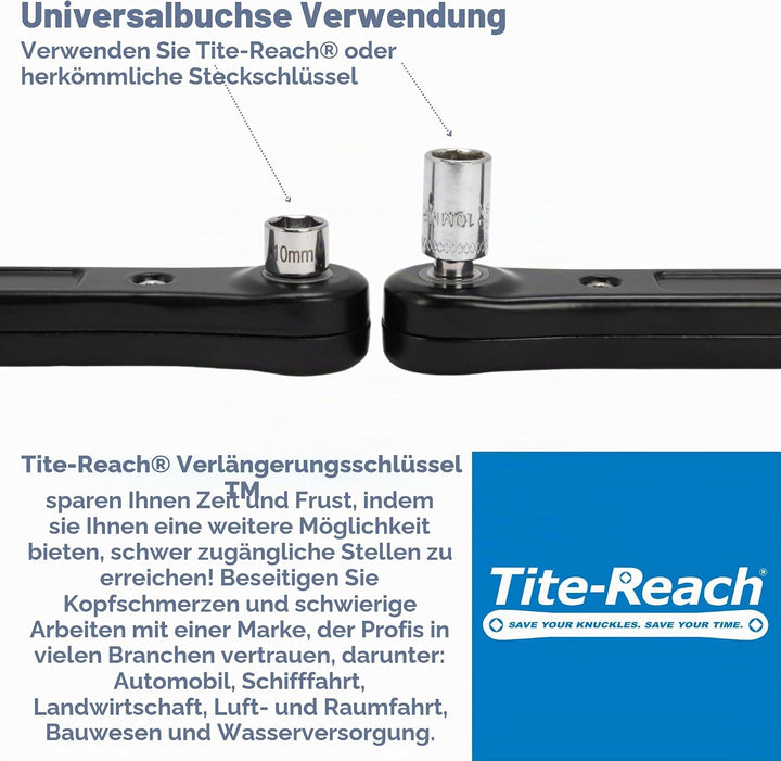 TR Tools LLC TR14V1 TITE-REACH Extension Wrench 1/4 by Tite Reach