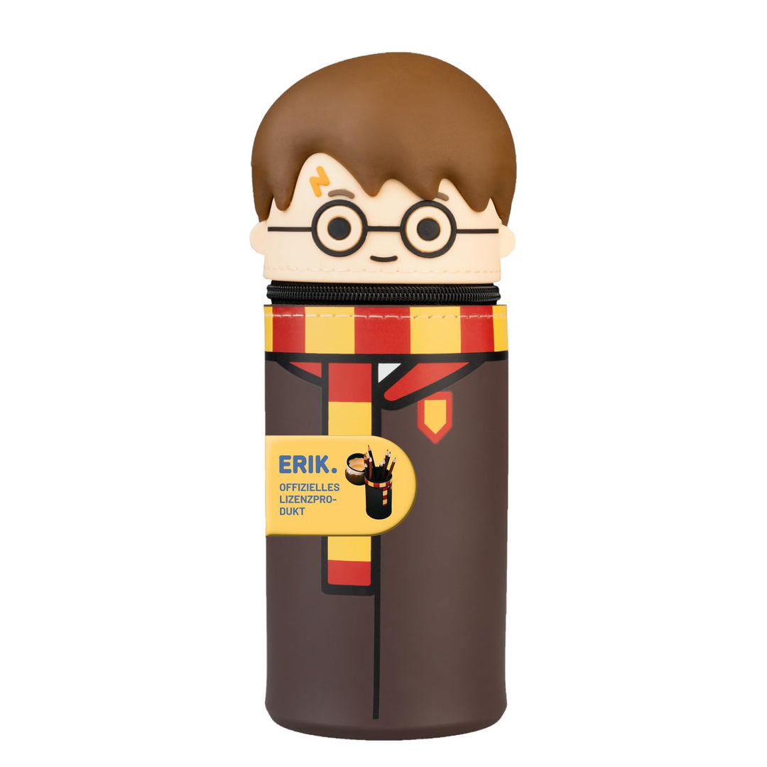 Grupo Erik Harry Potter Federmäppchen Mäppchen Merch | Federmappe Stift Etui Schule 1 Fach 6,5 x 17