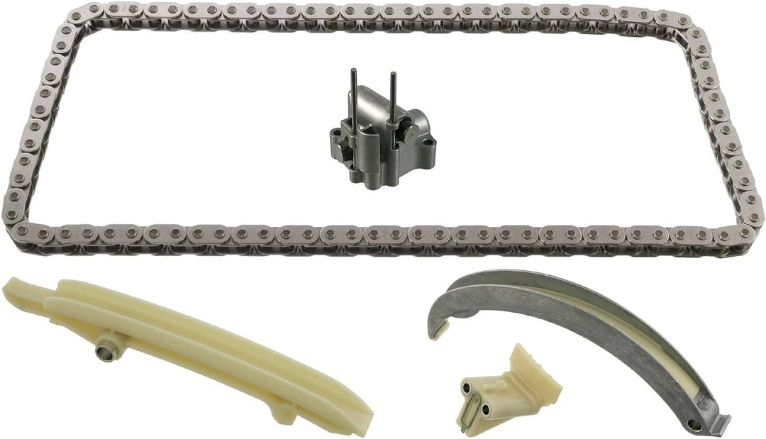 febi bilstein 30343 Steuerkettensatz für Nockenwelle, mit Gleitschienen und Kettenspanner , 1 Stück