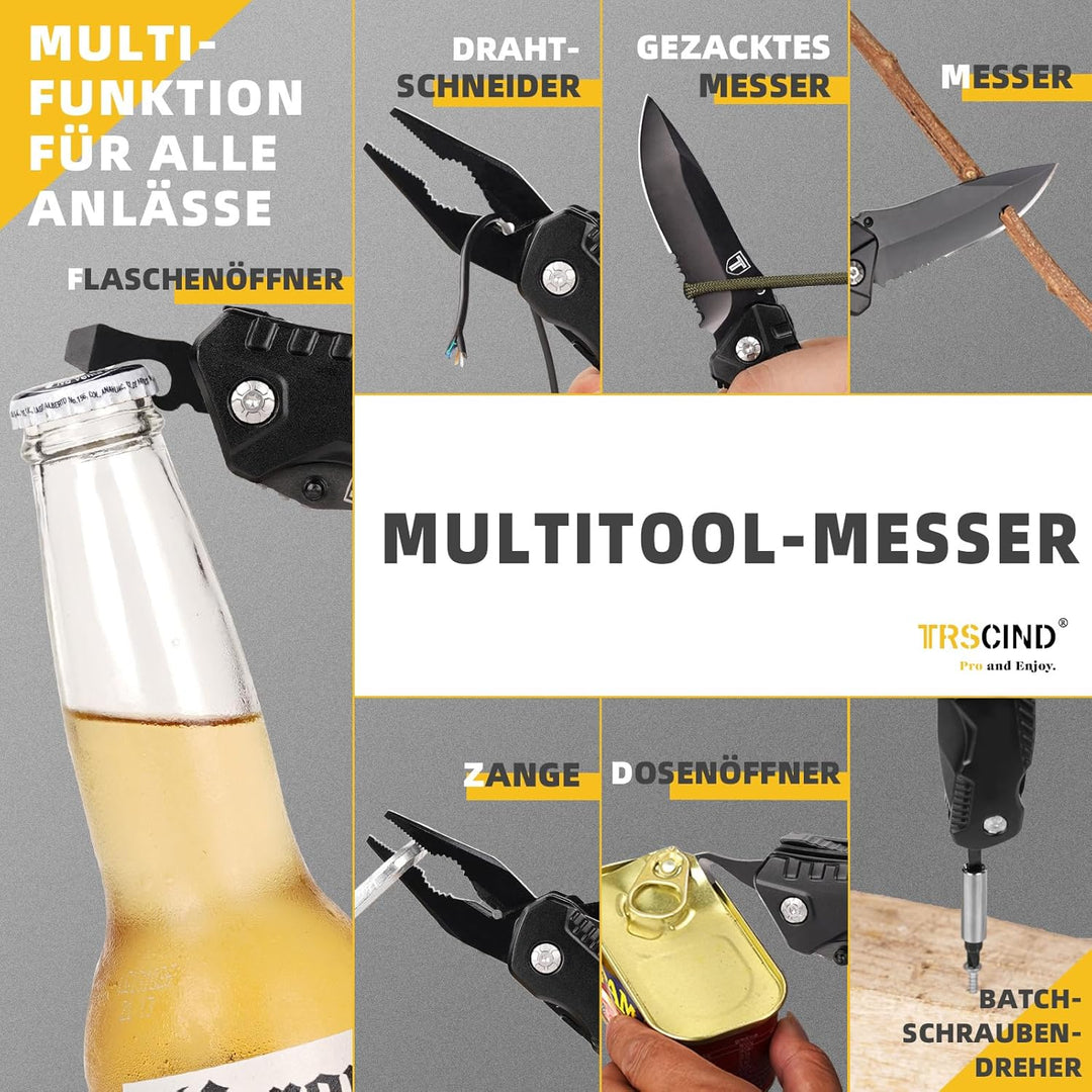 Taschenmesser Multitool Jahrestag Geschenk für ihn - Partner Geschenke Geburtstagsgeschenk, Hochzeit