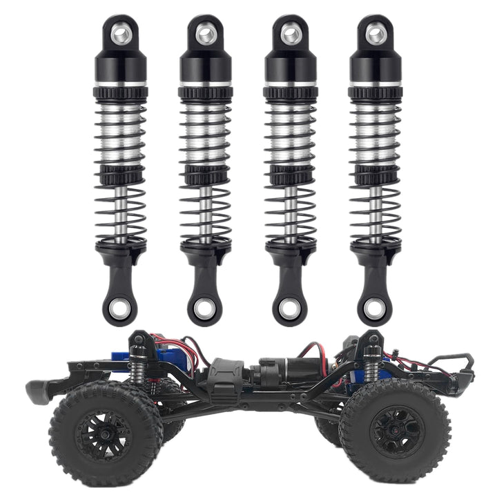 Runup Metall-Stossdämpfer für TRX4M, TRX-4M, Bronco Defender 1/18 RC Crawler, Auto-Upgrade-Teile, 4