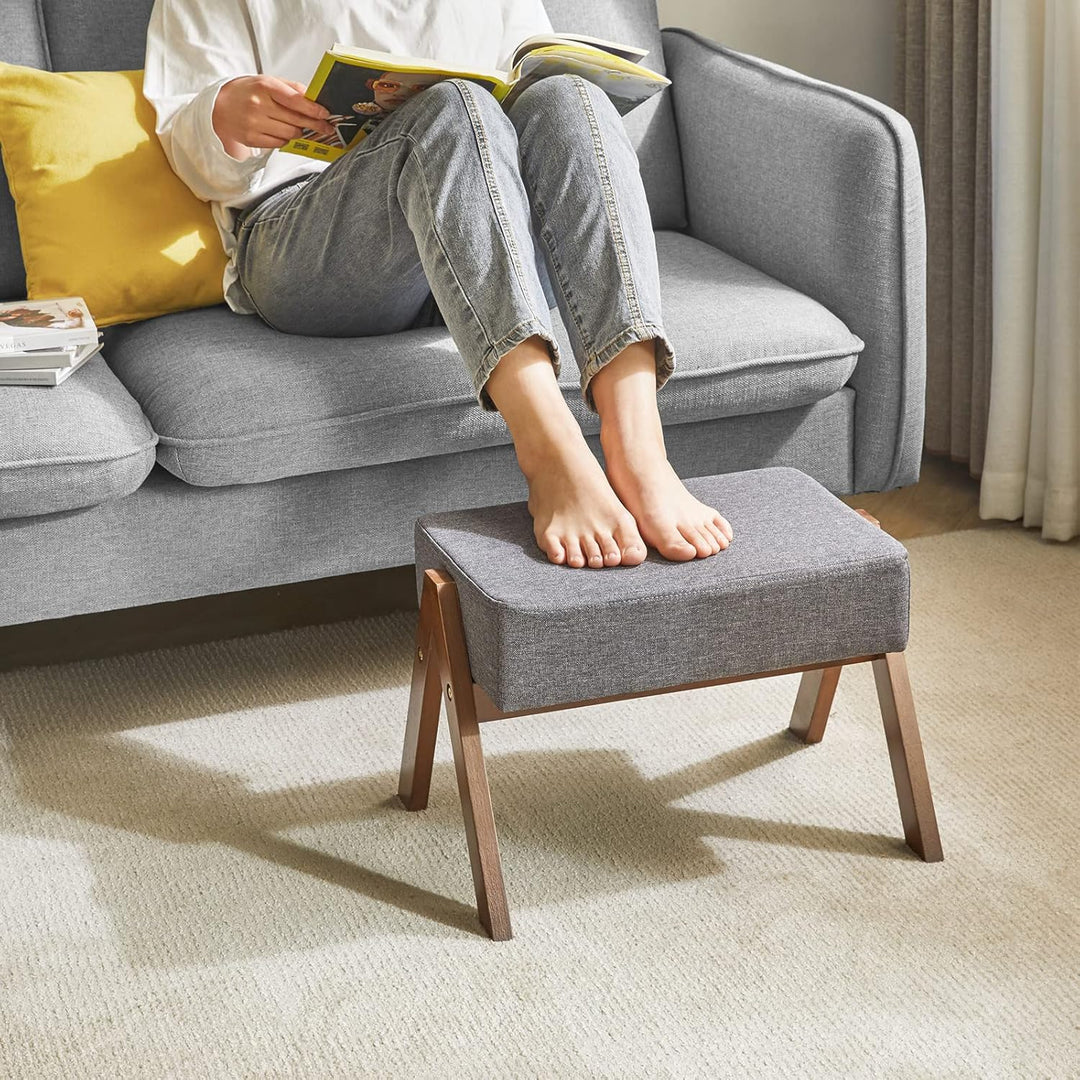 YMYNY Fusshocker, Ottoman klein, Schuhe Wechselhocker, Hilfsfusshocker, Typ A Moderner Stabiler Holz