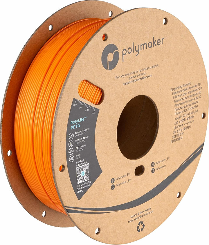 Polymaker PolyLite PETG Orange - 1,75mm - 1kg