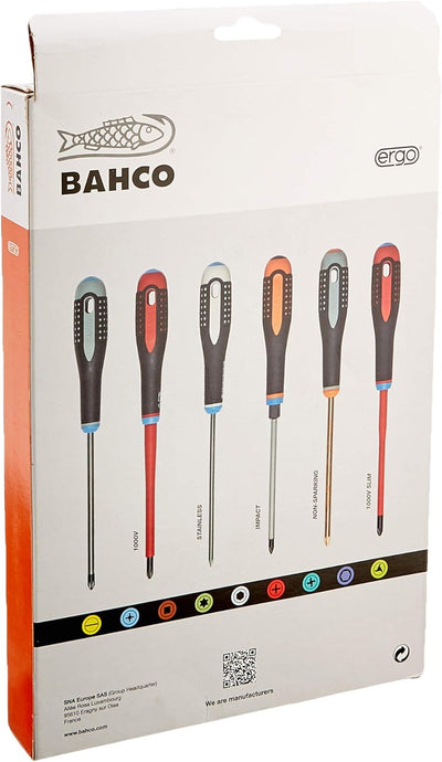 BAHCO BHBE-9888S Schraubendreher-Set (7-teilig) 1 Originalverpackung, 1 Originalverpackung