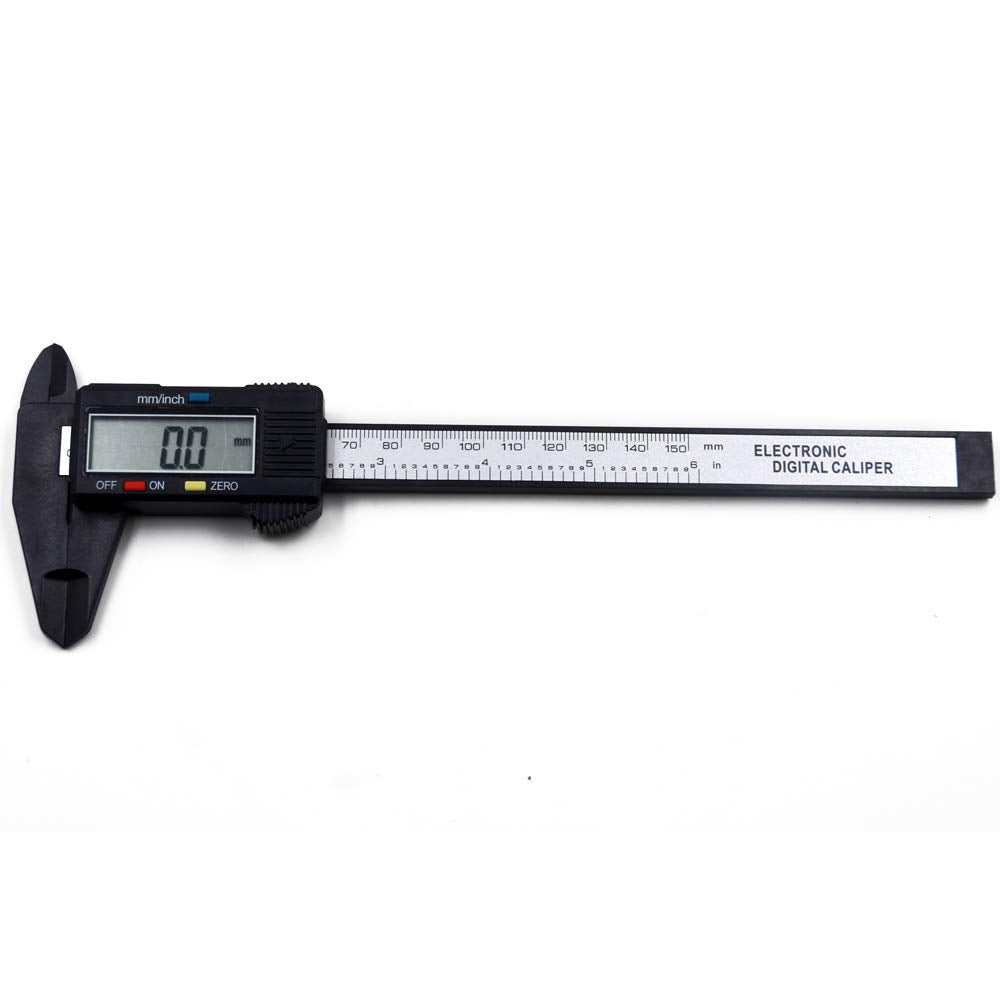 Messschieber mit grossem LCD-Bildschirm, automatische Abschaltung, 0-150 mm, ±0,2 mm genau, Kunststo